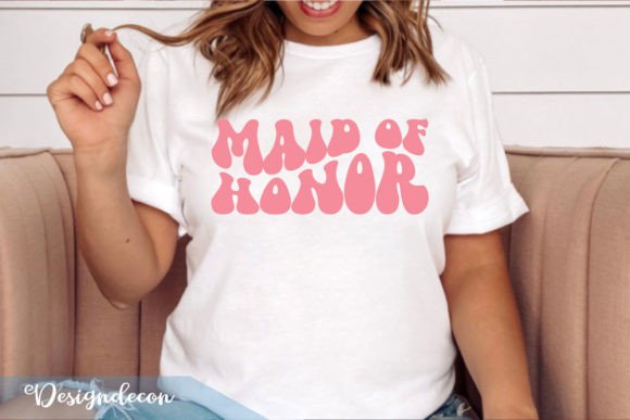 Maid of Honor Retro Wavy Sublimation SVG Review