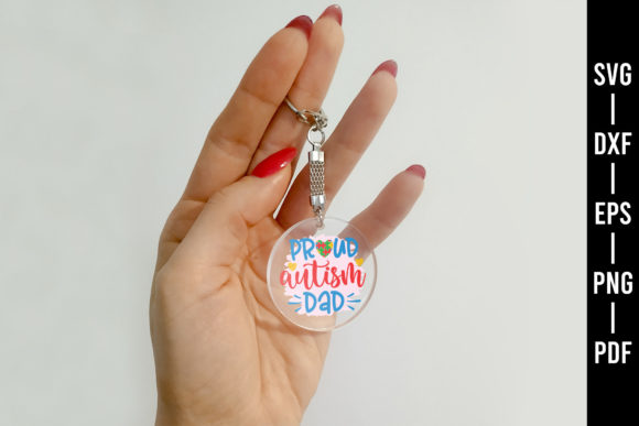 Proud Autism Dad SVG Keychain SVG Review