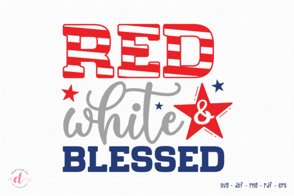 Red White Blessed SVG Review