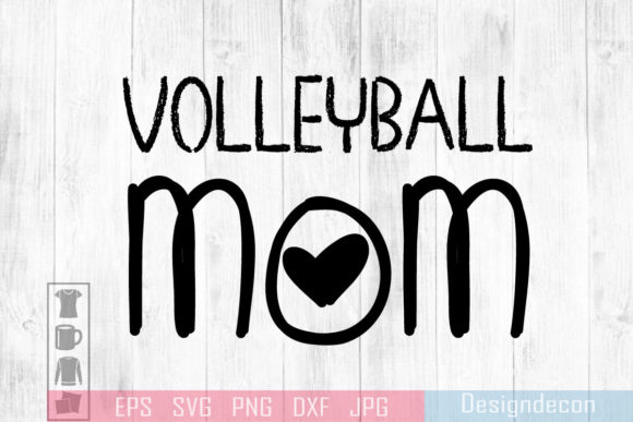 Volleyball Mom Brush Inscription SVG Review