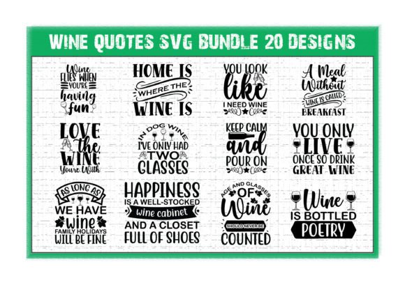 Wine Quotes Svg Bundle Review